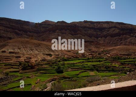 Impressioni di roadtrip attraverso il Marocco Foto Stock