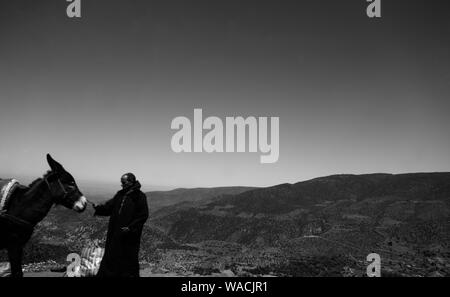 Impressioni di roadtrip attraverso il Marocco Foto Stock