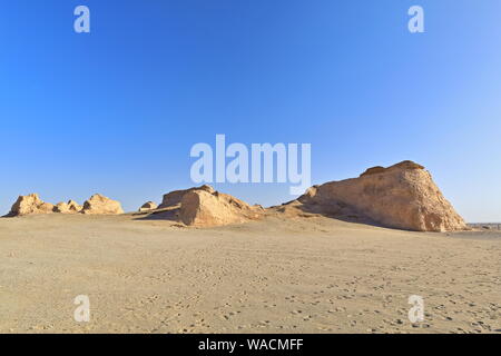 Rovine dell'antica città tibetana di Miran. Contea Di Ruoqiang-Xinjiang-Cina-0419 Foto Stock