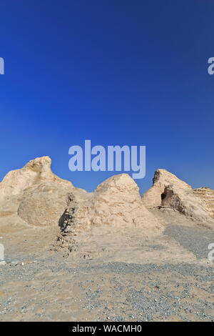 Rovine dell'antica città tibetana di Miran. Contea Di Ruoqiang-Xinjiang-Cina-0444 Foto Stock