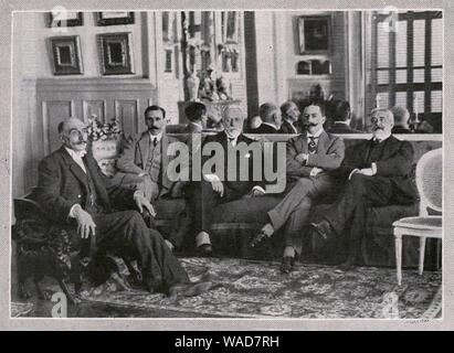 Don Jaime de Borbón en Villa Arbelaiz (San Juan de Luz). Foto Stock