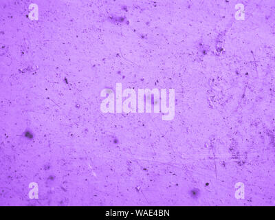Texture di metallo di ferro con vernice viola Foto Stock