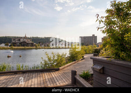 Haxton Center presso la Borealis Park a Fort McMurray, Alberta, Canada. Foto Stock