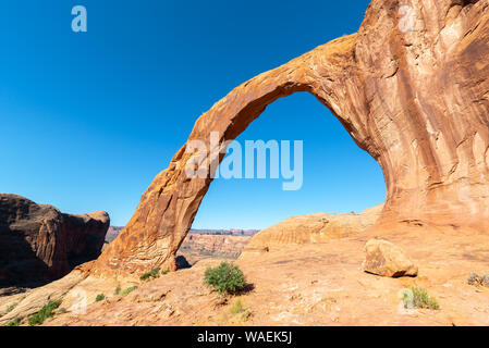 Arco di corona in Moab, Utah, Stati Uniti d'America Foto Stock