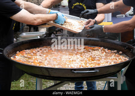 Padella per paella Gigante Paella Paellera Gigante per grandi eventi