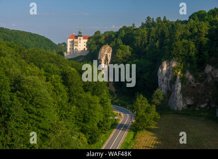 Pieskowa Skala castello, situato in Ojcowski National Park Foto Stock