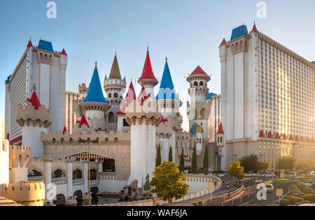 Excalibur Hotel and Casino, Las Vegas, Nevada, STATI UNITI D'AMERICA Foto Stock