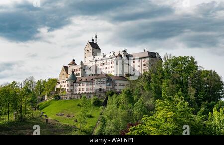 Castello Hohenaschau, Aschau im Chiemgau, Alta Baviera, Baviera, Germania Foto Stock