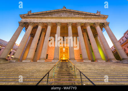 La Suprema Corte di New York in New York City, Stati Uniti d'America. Foto Stock