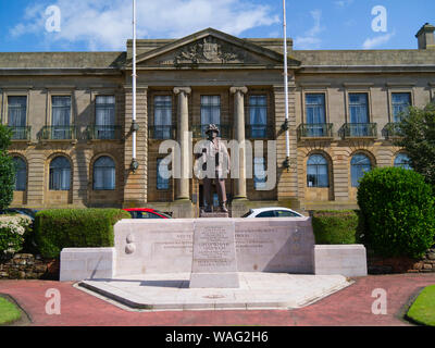 Royal Scots Fusiliers Seconda Guerra Mondiale memorial ,,Ayr Scozia,UK Foto Stock