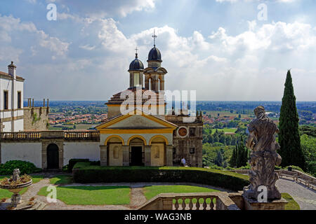 Kirche, Chiesa di San Giorgio, Landschaft, Panorama, Monselice Italien (Italia), 30076832 Foto Stock