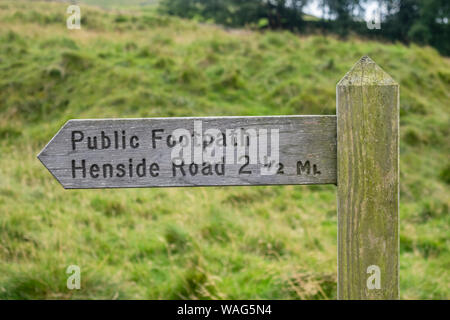 Winskill sopra pietre Langcliffe nel Yorkshire Dales Foto Stock