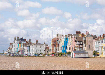 La città balneare di Aldeburgh sulla east coast Suffolk, Inghilterra, Regno Unito Foto Stock