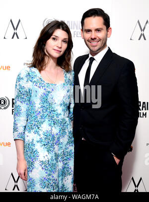 Emerald O'Hanrahan e Martin Delaney frequentando il Raindance Film Festival 2019 tenutasi a Londra. Foto Stock