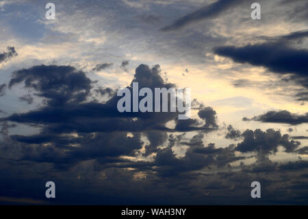 Le nuvole nel midwestern Stati Uniti Foto Stock