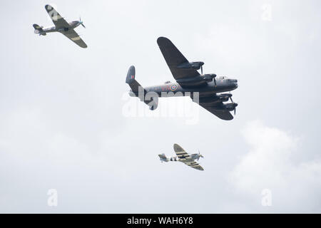 Avro Lancaster della Royal Air Force Foto Stock