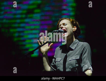 Mina Spiler, cantante di Laibach Foto Stock