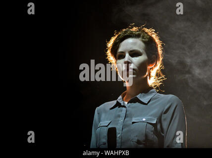 Mina Spiler, cantante di Laibach Foto Stock