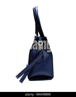 Bella donna borsa a mano isolati su sfondo bianco Foto Stock
