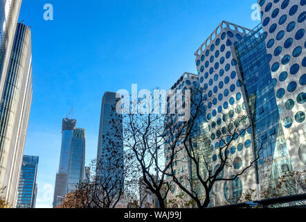 China World Trade Center, Z15 Torri, Appartamento edifici vecchi e nuovi, Guamao Central Business District, Pechino, Cina Foto Stock