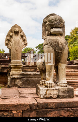 Thailandia. Phimai Historical Park. Rovine dell antico tempio Khmer complesso. Foto Stock