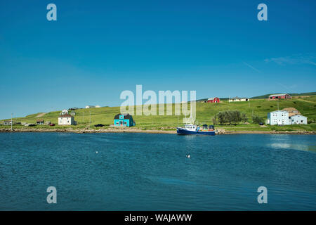 Canada, Nova Scotia. Cape Breton Highlands National Park, Grand-Etang Harbour Foto Stock