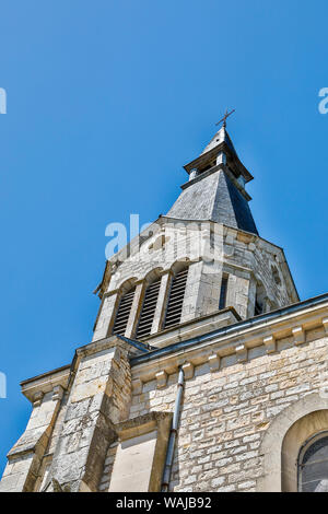 Francia, Vaylats. Campanile Foto Stock