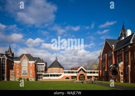 Canada Quebec, Lennoxville. Il vescovo's University di San Marco, cappella gotica cappella costruita nel 1857 Foto Stock