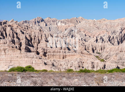 Quebrada de las Flechas del Valles regione calchaqui, Provincia di Salta, Cafayate, Argentina. Foto Stock