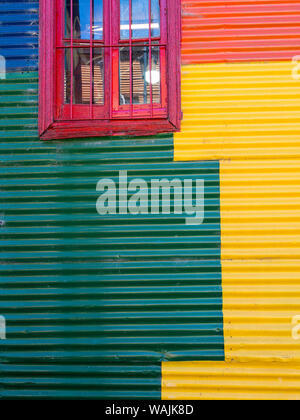 La Boca, questo quartiere è una delle attrazioni principali di Buenos Aires, capitale dell'Argentina. Foto Stock