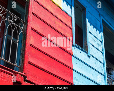 La Boca, questo quartiere è una delle attrazioni principali di Buenos Aires, capitale dell'Argentina. Foto Stock