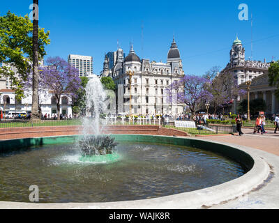 Plaza de Mayo, Buenos Aires, capitale dell'Argentina. Foto Stock