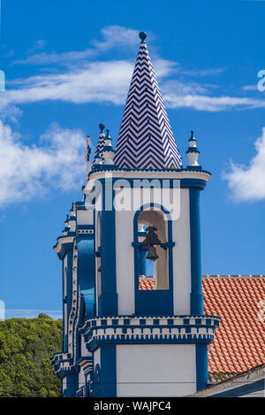 Portogallo Azzorre, l'isola di Terceira, Praia da Vitoria. Igreja do Santo Cristo chiesa Foto Stock