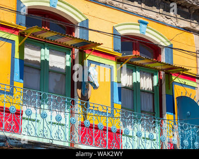 La Boca, questo quartiere è una delle attrazioni principali di Buenos Aires, capitale dell'Argentina. Foto Stock