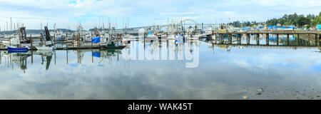 Città di Newport, Central Oregon Coast, STATI UNITI D'AMERICA Foto Stock