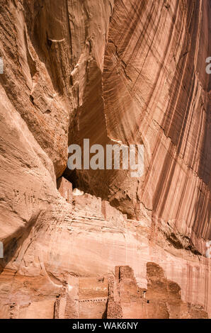 Casa bianca rovina, Canyon De Chelly National Monument, Arizona, Stati Uniti. Foto Stock