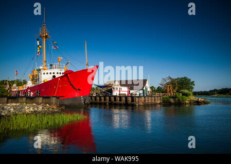 Stati Uniti d'America, Delaware, Lewes. Lightship Overfalls Foto Stock