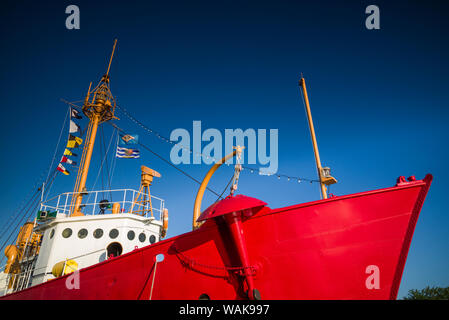 Stati Uniti d'America, Delaware, Lewes. Lightship Overfalls Foto Stock