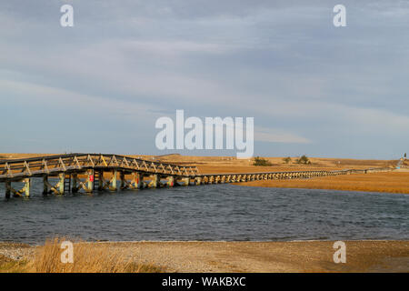 Il Boardwalk, sandwich, Cape Cod, Massachusetts, STATI UNITI D'AMERICA. Foto Stock