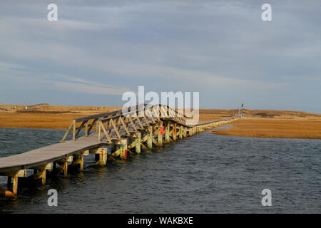 Il Boardwalk, sandwich, Cape Cod, Massachusetts, STATI UNITI D'AMERICA. Foto Stock