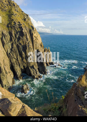 Stati Uniti d'America, Oregon, Manzanita. Vista costiera al tramonto dalla costa dell'Oregon Trail. Credito come: Wendy Kaveney Jaynes / Galleria / DanitaDelimont.com Foto Stock