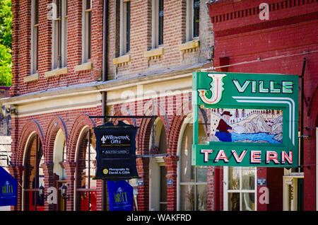 La J-Ville taverna, Jacksonville, Oregon, Stati Uniti d'America. (Solo uso editoriale) Foto Stock