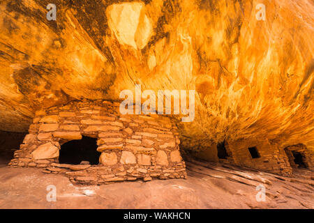 House on Fire rovina, Cedar Mesa, porta le orecchie monumento nazionale, Utah, Stati Uniti d'America. Foto Stock