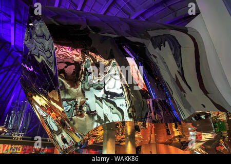 Museo di cultura pop, precedentemente EMP Experience Music Project, progettato da Frank Gehry. Centro di Seattle, Seattle, nello Stato di Washington, USA. (Solo uso editoriale) Foto Stock