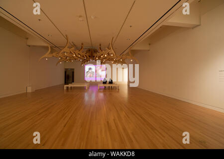 Interno del Frye Art Museum, Seattle, nello Stato di Washington (solo uso editoriale) Foto Stock