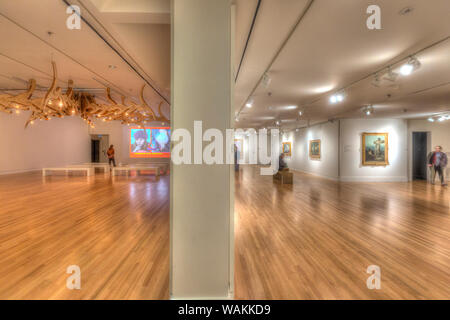 Interno del Frye Art Museum, Seattle, nello Stato di Washington (solo uso editoriale) Foto Stock