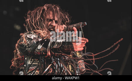 Copenhagen, Danimarca. 22nd, Giugno 2019. Il cantante e musicista Rob Zombie esegue un concerto dal vivo durante il danese heavy metal festival Copenhell 2019 a Copenaghen. (Photo credit: Gonzales foto - Nikolaj Bransholm). Foto Stock