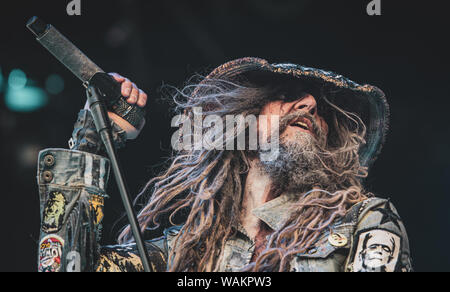 Copenhagen, Danimarca. 22nd, Giugno 2019. Il cantante e musicista Rob Zombie esegue un concerto dal vivo durante il danese heavy metal festival Copenhell 2019 a Copenaghen. (Photo credit: Gonzales foto - Nikolaj Bransholm). Foto Stock