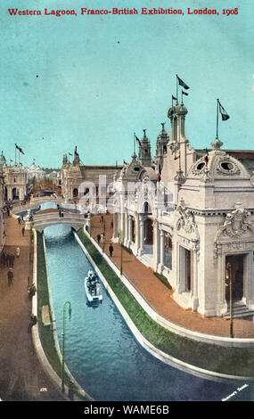 Laguna Ovest, mostra franco-britannique, London, 1908 Foto Stock