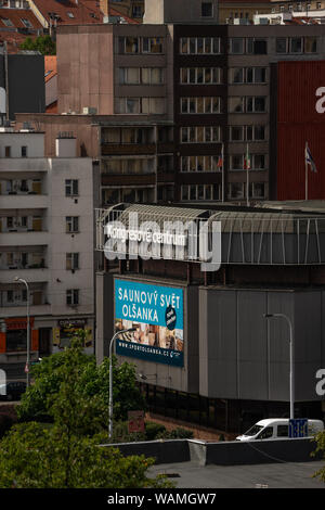 La vista sul centro congressi e hotel Olsanka si trova nel quartiere di Zizkov, Praga. (CTK foto/Vaclav Zahorsky) Foto Stock